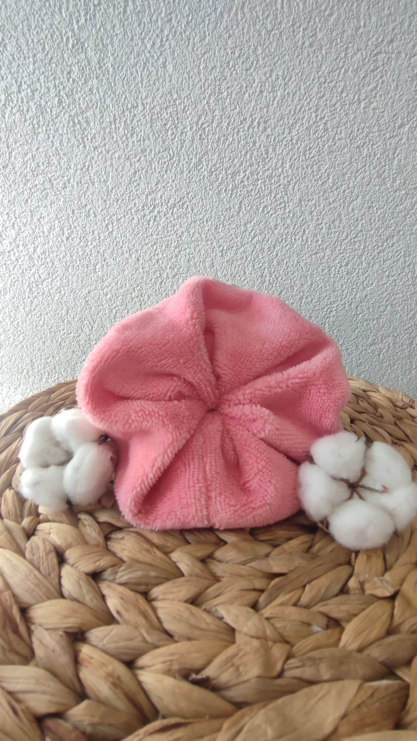 Fleur de douche en éponge bambou