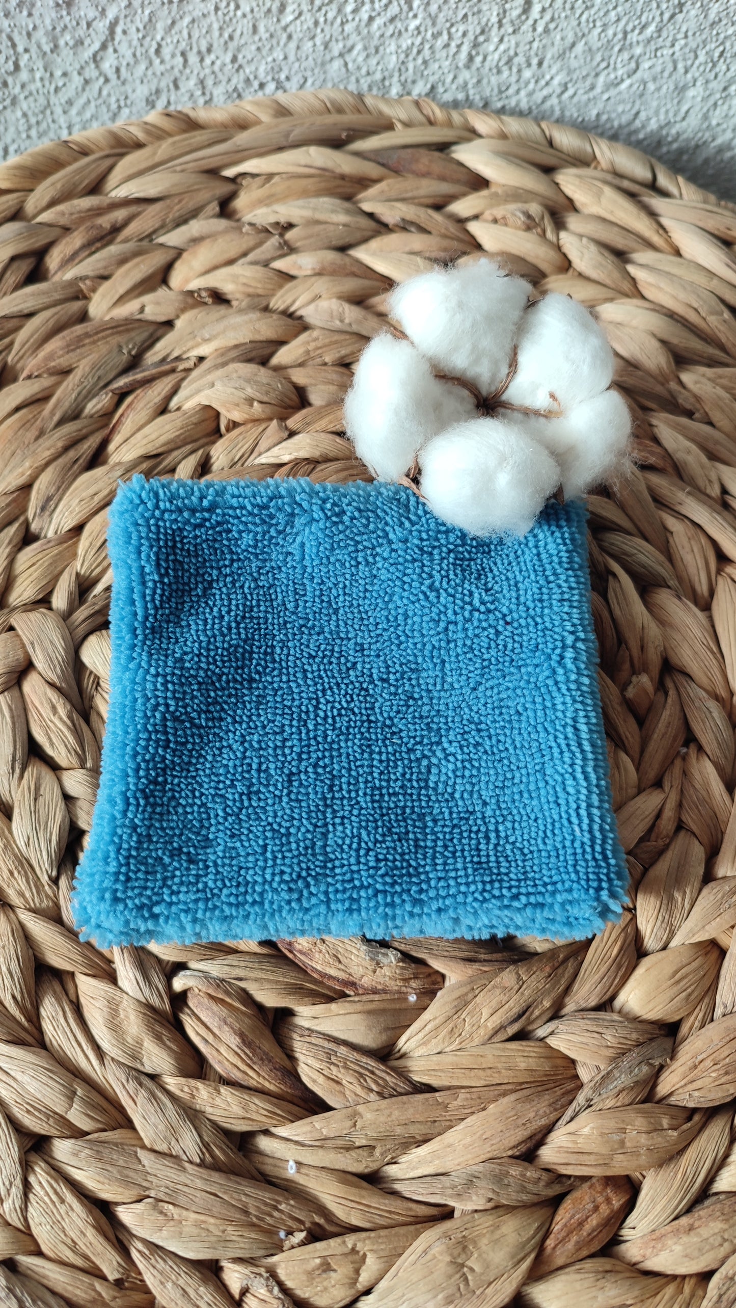 Coton double face éponge bambou