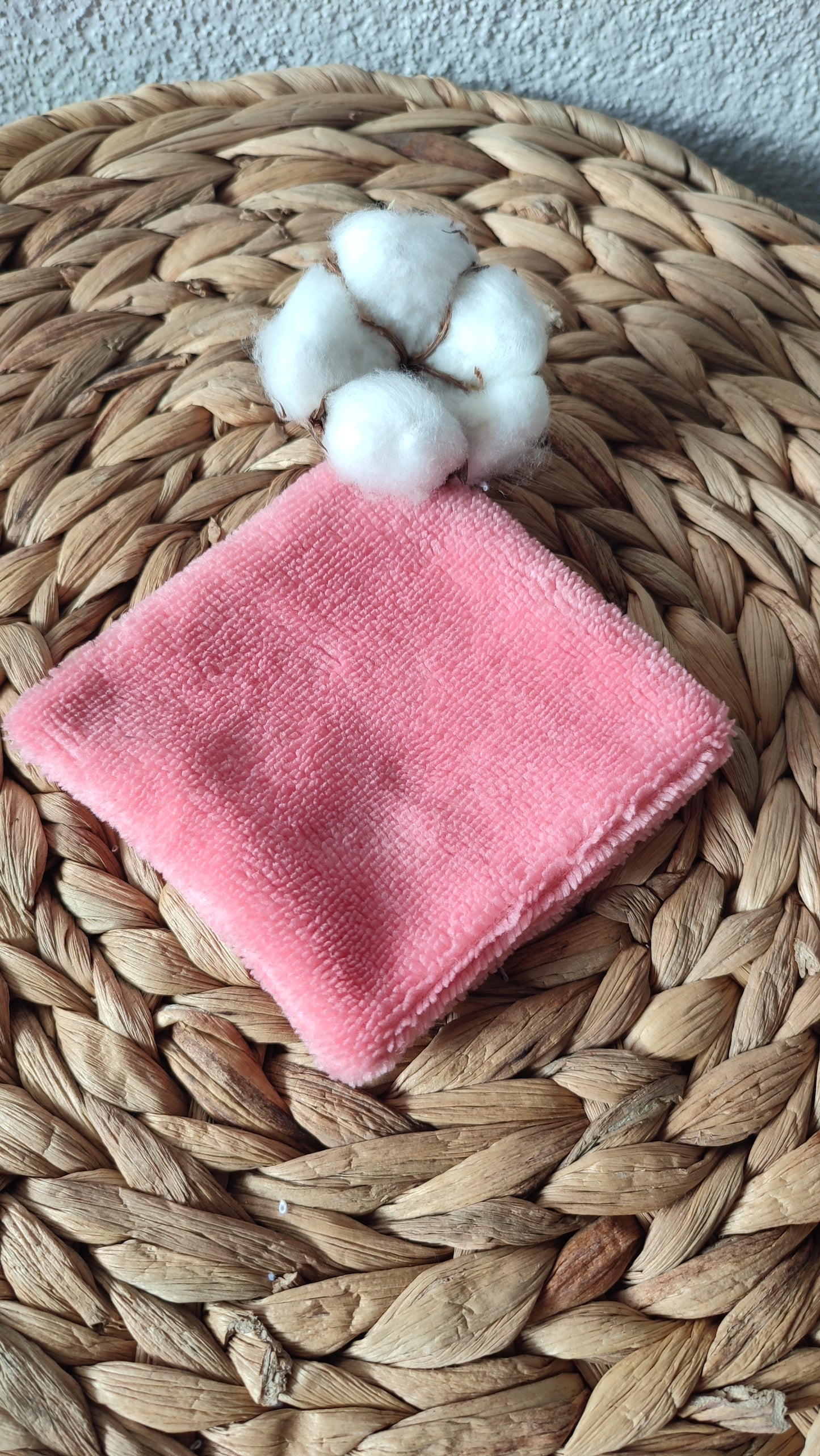 Coton double face éponge bambou