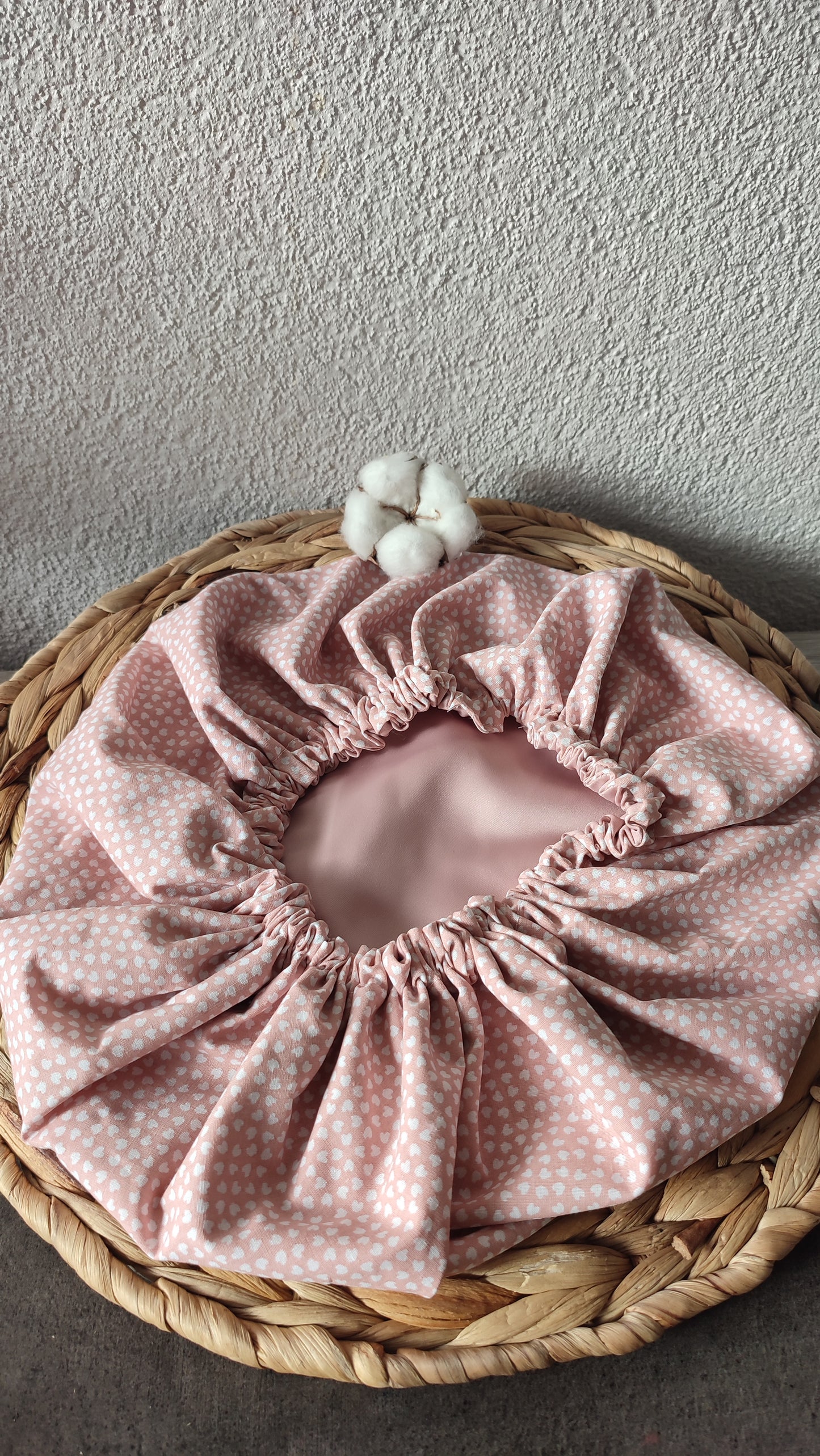 Bonnet de soin en satin