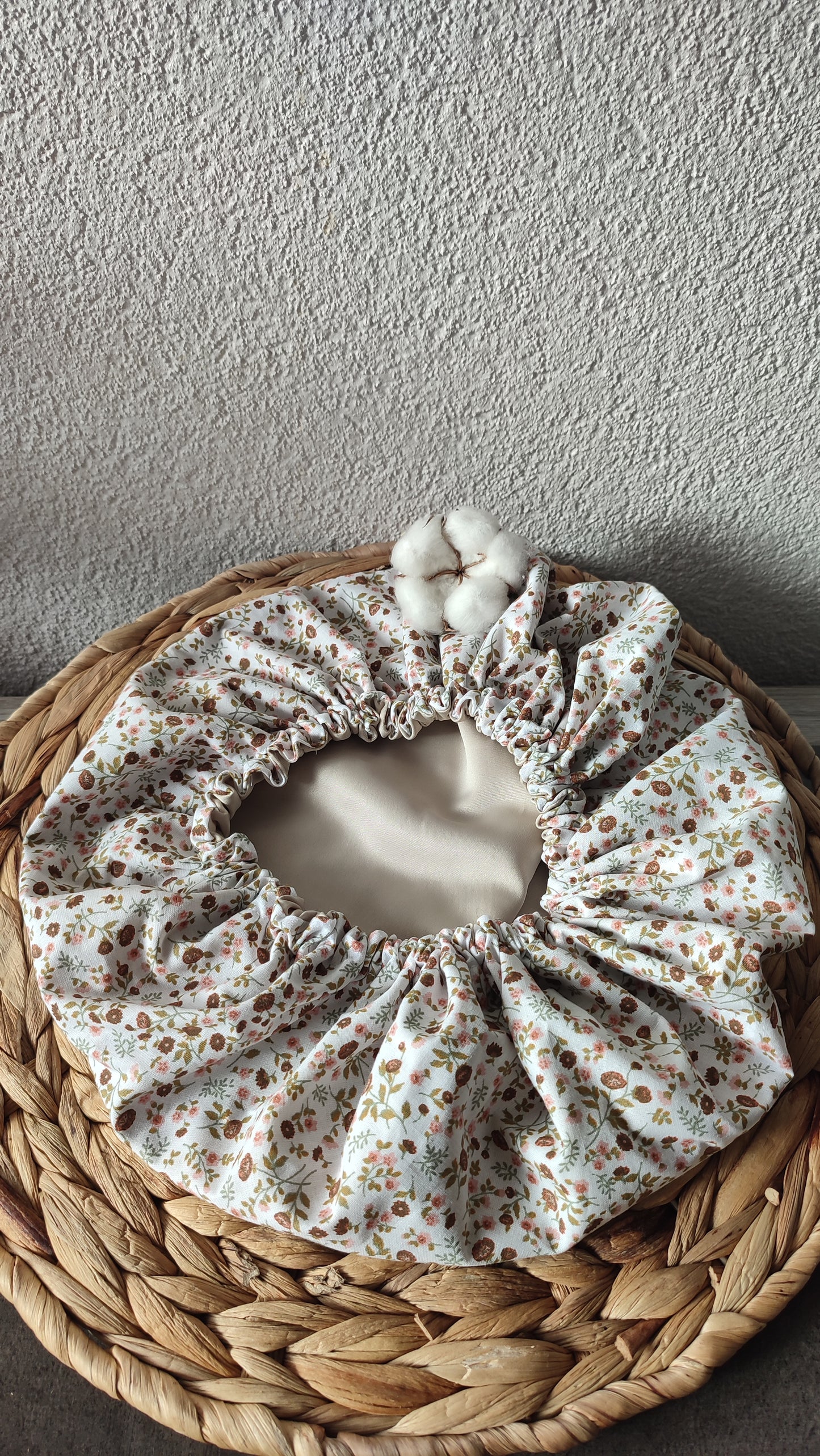 Bonnet de soin en satin