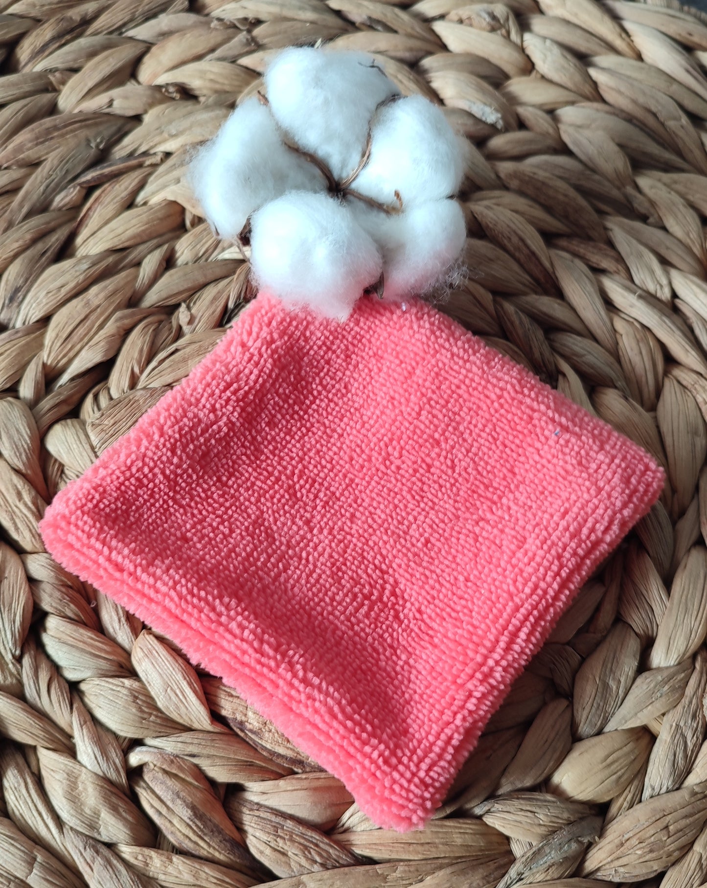 Coton double face éponge bambou
