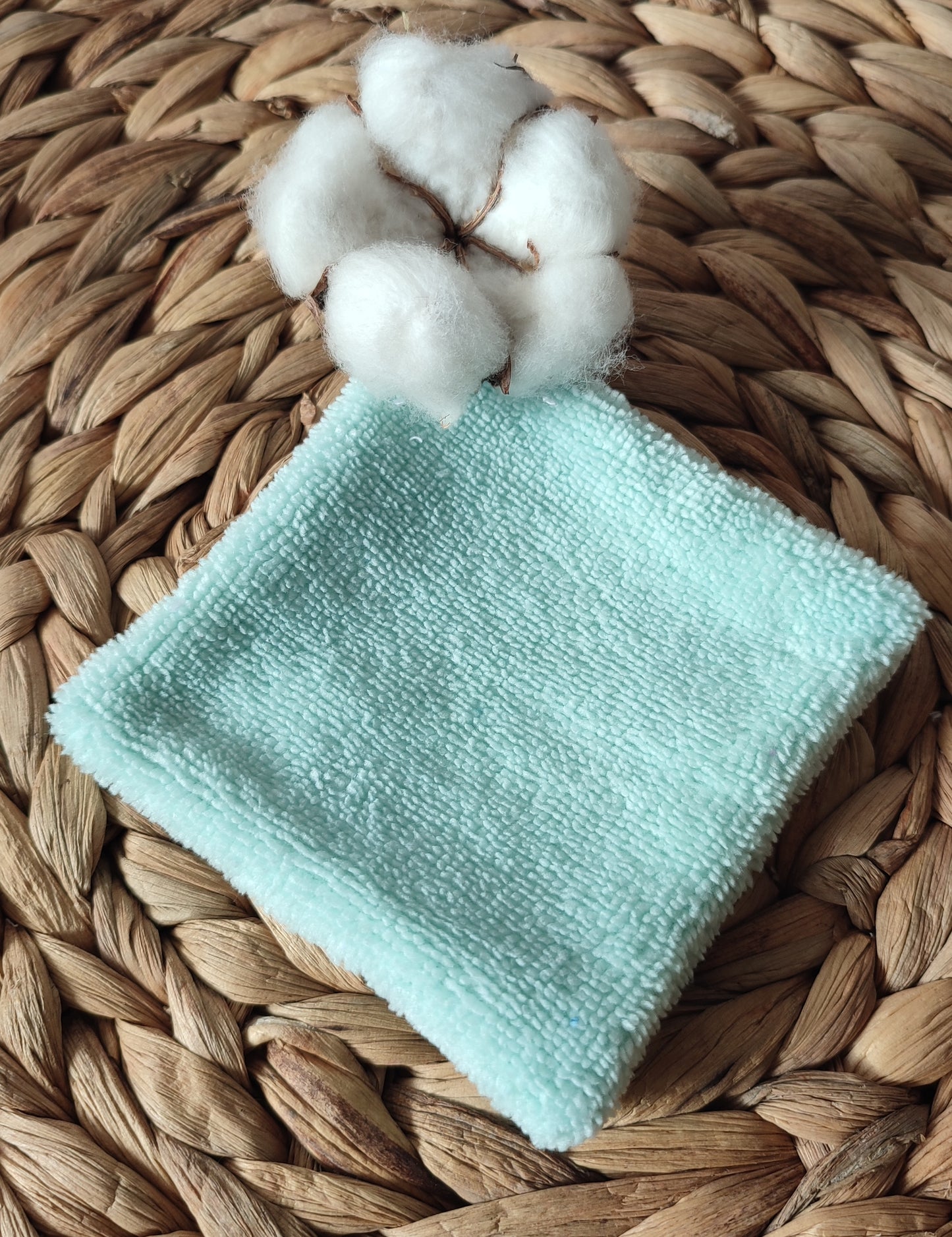 Coton double face éponge bambou