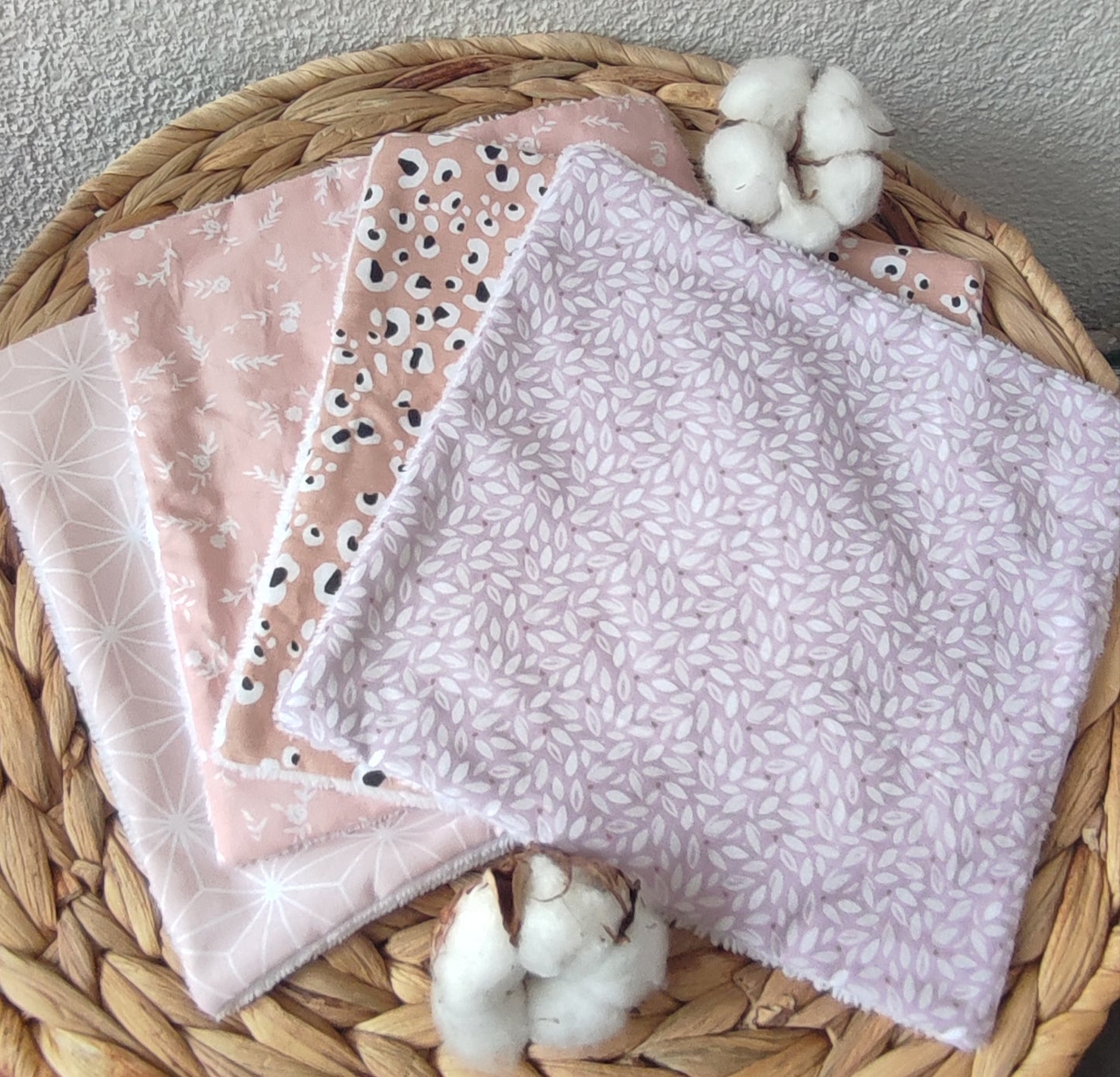 Mini serviettes visage en éponge bambou