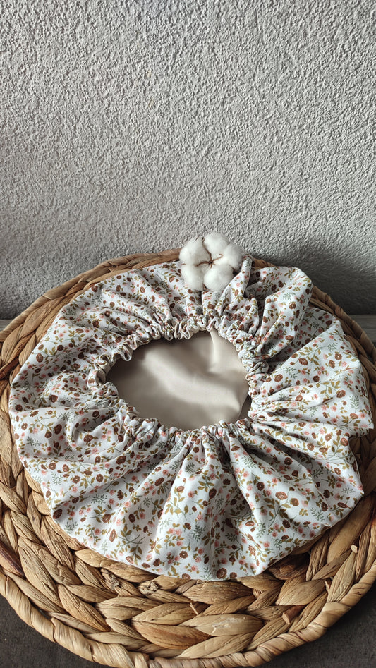 Bonnet de soin en satin